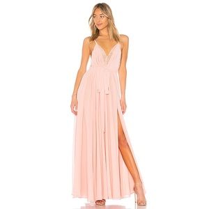 Michael Costello x REVOLVE Justin Gown in Blush
